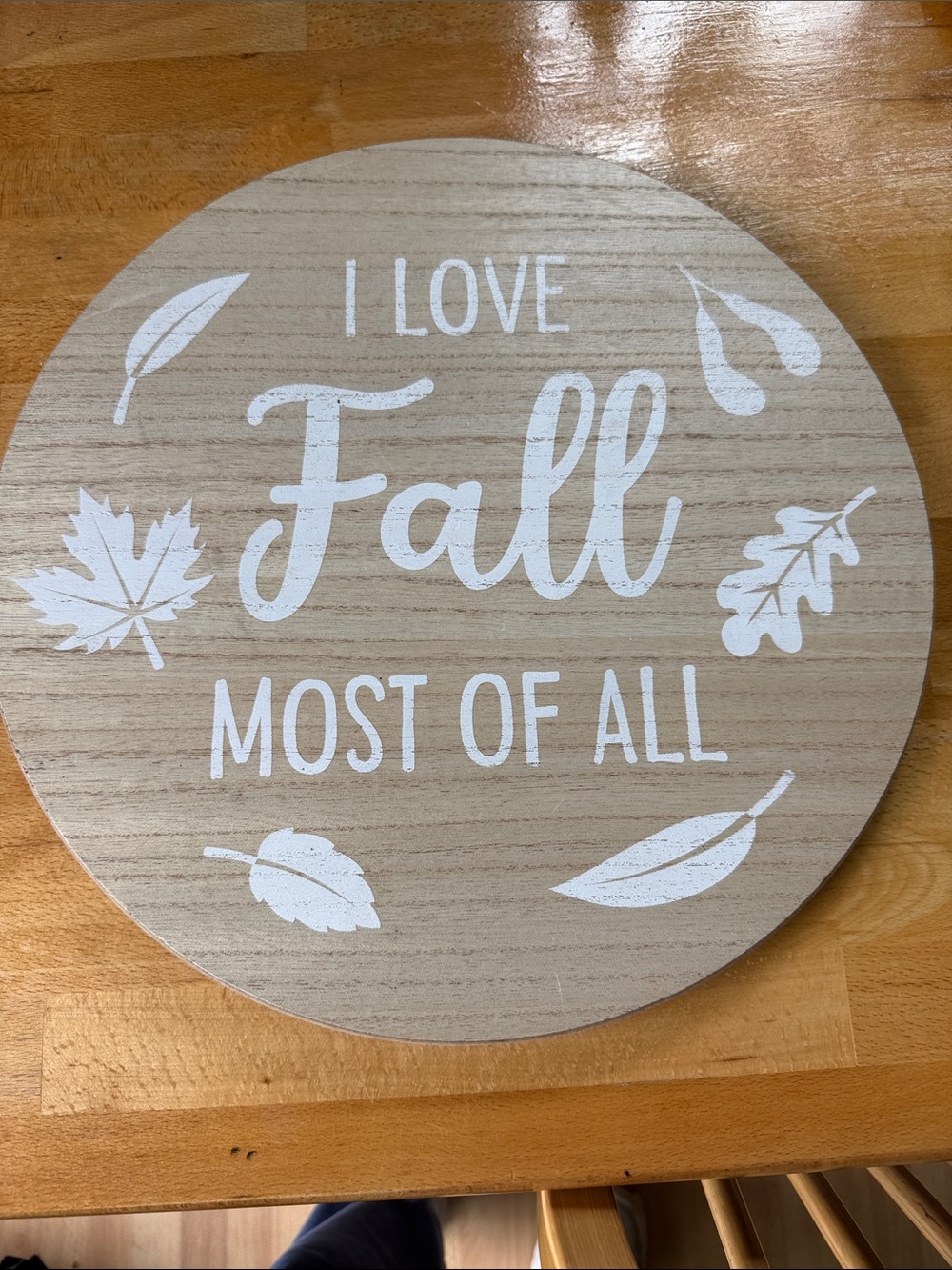 fall themed lazy Susan